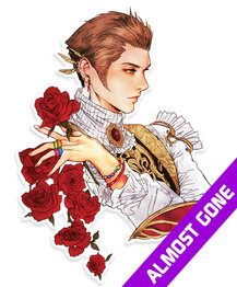 Final Fantasy XII Watercolor Balthier Die Cut Sticker