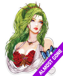 (Discontinued Product) Final Fantasy VI Watercolor Terra Die Cut Sticker