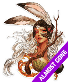 Final Fantasy XII Watercolor Fran Die Cut Sticker