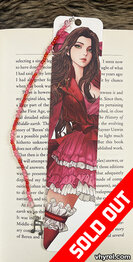 Final Fantasy FFVII Cover Special Aerith Bookmark Beaded