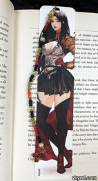 Final Fantasy VII Tifa Warrior of Avalanche Bookmark Beaded