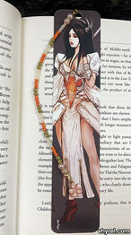 Final Fantasy IX Garnet Dagger Redesign Bookmark Beaded