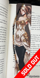 Final Fantasy XV Lady Lunafreya Nox Fleuret Redesign Bookmark Beaded