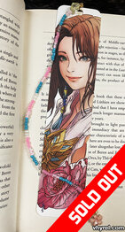Final Fantasy X Yuna Portrait Bookmark Beaded