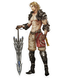 Final Fantasy XII Basch fon Ronsenburg Die Cut Sticker