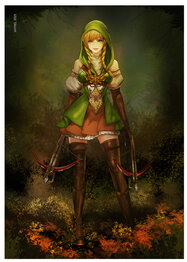 The Legend of Zelda Linkle Print