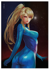 Metroid Samus Aran Print