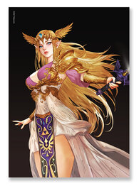 The Legend of Zelda A New Hero Print