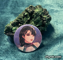 FFVII Kimono Tifa Button