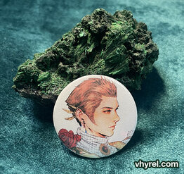 Final Fantasy XII Watercolor Balthier Button