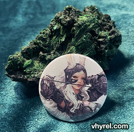 Final Fantasy XII Cover Special Fran Button