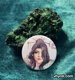 Final Fantasy X Lulu Button
