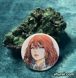 Final Fantasy X Watercolor Yuna Button