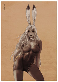 FFXII Sepia Fran 2 Print
